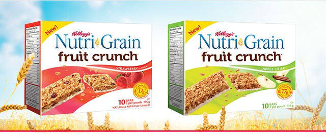 Nutri-Grain Fruit Crunch* bars coupon